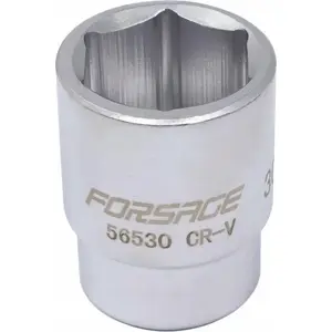 Socket Bit Forsage 30 mm 3/4" 6-point (hex) F-56530