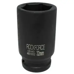 Impact Deep Socket 3/4" drive, 32 mm, 6-point — Rockforce