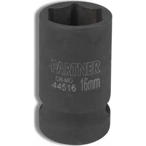 Ударная насадка 1/2" 16 мм (6-гранная) PARTNER PA-44516
