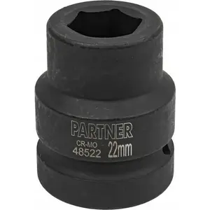 Ударная насадка 1" 22 мм (6-гранная) PARTNER PA-48522