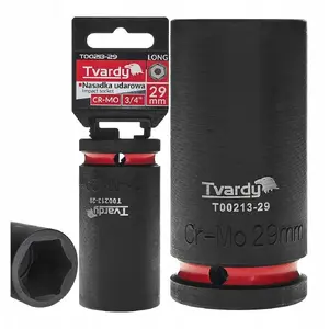 Socket impact long 3/4" 6-point 29 mm CR-MO — Tvardy