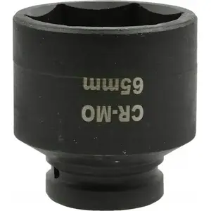 Impact Socket 1" 65 mm GEKO G10540, set of 10 pieces