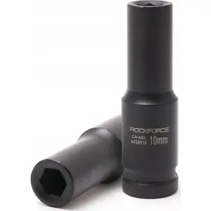 Socket bit Rockforce RF-4458510 deep 10 mm 6-point 1/2" drive