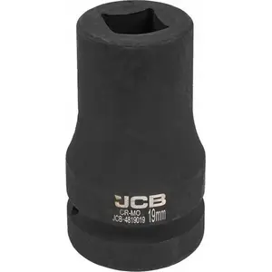 Socket adapter JCB 1" female to 19 mm square 4-point (JCB-4819019)