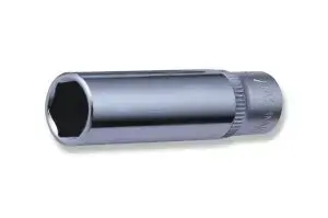 Головка Jonnesway 6-точная 3/8" привод 17 мм удлинённая S04HD3117