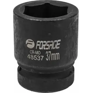 Impact Socket 37 mm 1" (6‑point) Forsage F-48537