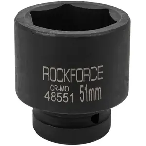 1" Impact Socket 51 mm (6-point) Rockforce RF-48551