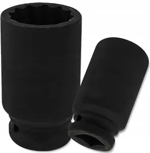 Impact Socket 3/4" 33 mm 12-Point Deep — Forcekraft FK-46810033