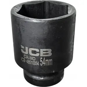 Ударная глубокая головка 1" 54 мм 6-гранная — JCB