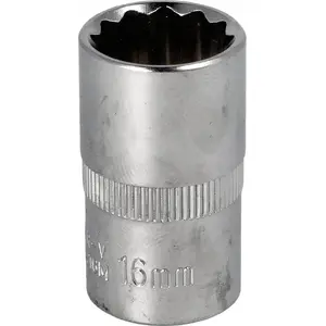 Socket Bit 6-Point 1/2" 16 mm Honiton H1716