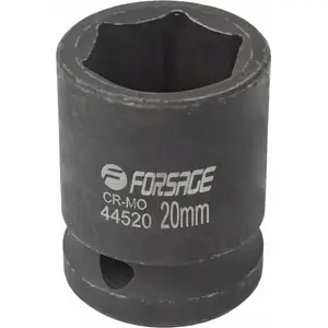 Impact Socket 20 mm (6-point) 1/2" Forsage F-44520