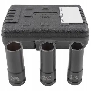Socket set Rockforce RF-4032TH 1/2" thin-walled impact sockets, 3 pcs (17, 19, 21 mm)