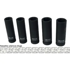 Ударная удлинённая насадка 1/2" 30 мм Adler 3513.30D
