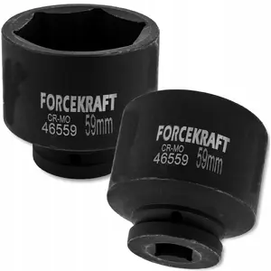 Impact Socket 59 mm 3/4" (6-point) Forcekraft