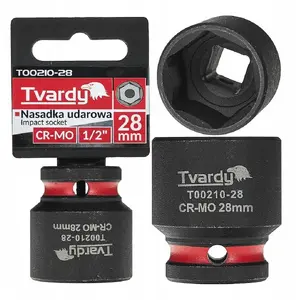 Impact Socket 1/2" 6-Point 28 mm CR-MO, Tvardy