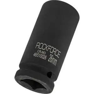 Impact Socket Deep 3/4" 26 mm (6-point) Rockforce RF-46510026