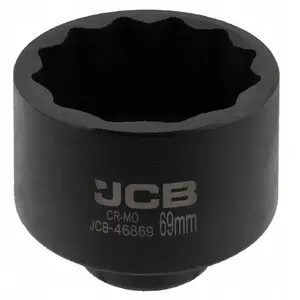 Impact Socket 3/4" 69mm 12-Point by JCB