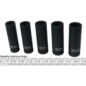 Socket bit Adler long impact 1/2" 27 mm model 3513.27D