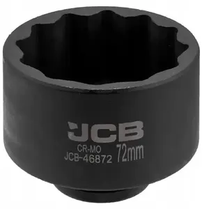 Ударная насадка 3/4" 72 мм (12-гранная) JCB