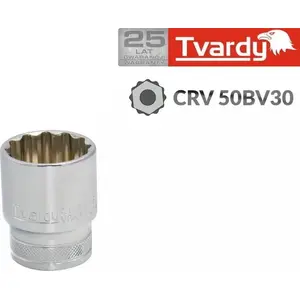 Socket 1/2" 21 mm GEKO T00143-21 — 12-point hand socket, pack sizes 10/100