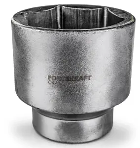 Socket 50 mm 1" 6-point for impact use — Forcekraft FK-58550