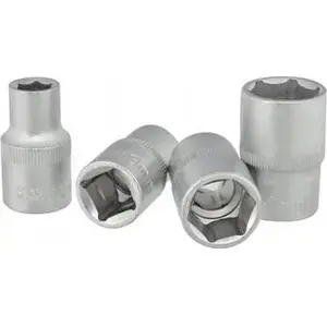 Socket Set GEKO 4 pcs 1/2" drive — sizes 10, 13, 17, 19 mm