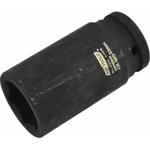 Impact Hex Socket 3/4" Long 32 mm AWTools (model AW38834BL) Black Line