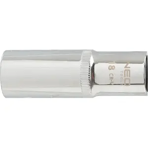 Socket bit 1/4" 6-point long 11 mm NEO tools 08-244