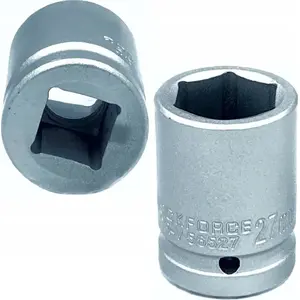 Socket 27 mm 3/4" 6-point Rockforce RF-56527 for heavy-duty drive