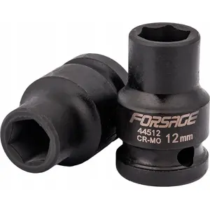 Impact Deep Socket 12 mm 6-Point 1/2" Rockforce