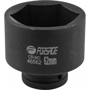 Socket impact 3/4" 62 mm (6‑point) Forsage F-46562
