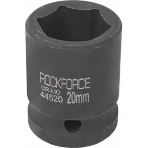Impact Socket 1/2" Drive, Rockforce RF-44520, 20 mm 6-Point