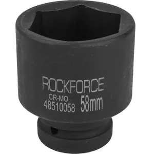 Impact Deep Socket 58 mm 1" 6-point – Rockforce RF-48510058