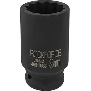 Impact Deep Socket 3/4" 33mm (12-point) — Rockforce RF-46810033