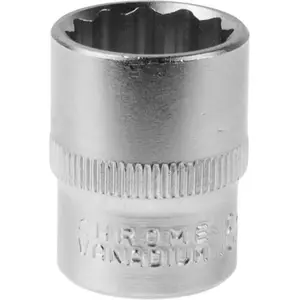 Socket 1/2" 12-point GEKO G12218 18 mm
