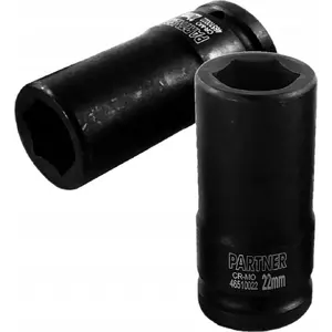 Impact Socket 3/4" 22 mm (6-point) PARTNER PA-46510022