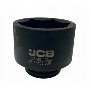 Impact Socket 1" 95 mm 6-Point Corona JCB-48595
