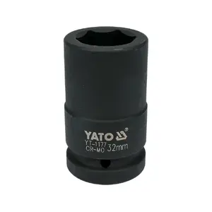 Головка YATO YT-1177, 1/4" привод, длина 90 мм, 1 шт.
