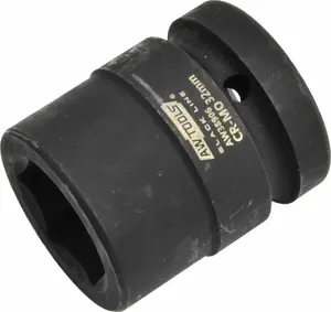 Impact Hex Socket 1" Short 36 mm AWTools Black Line AW38909BL