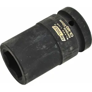Socket impact AWTools 1" drive hex long 30 mm Black Line