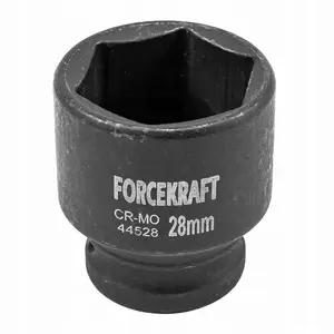 Impact Socket 28 mm 1/2" 6-Point — STANLEY FK-44528