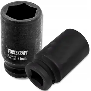 Impact Socket Forcekraft FK-46510031 31 mm 3/4" Drive 6-Point Deep