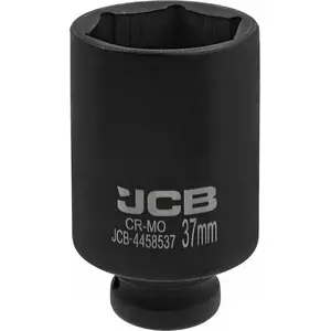 Головка ударная глубокая — JCB 1/2" 37 мм 6-гранная