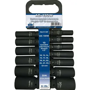 Impact Sockets Set Adler 13 pcs model 3510.4 — drive size unspecified