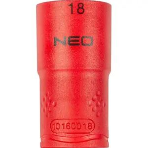 Socket 1/2" 18 mm 1000V insulated, NEO tools 01-188