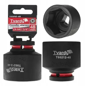 Ударная насадка 3/4" 6-гранная 48 мм CR-MO Tvardy