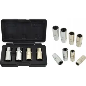 Sferazabawek screw extractor set 4 pcs for broken/stripped studs 6/8/10/12 mm