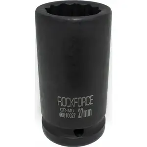 Impact deep socket 3/4" 27 mm (12-point) Rockforce