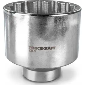 1" 12-point Socket 80 mm Forcekraft FK-58980