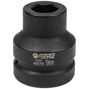 Impact Socket 19 mm 1" Forsage (6-point) - F-48519